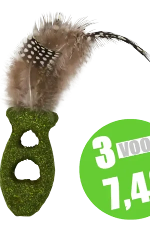 Jack & Vanilla Herbals Kattenkruid Vis Met Veer 6,5 cm Merkproduct